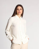 Camicia in crepe di misto seta
