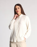 Camicia in crepe di misto seta