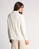 Camicia in crepe di misto seta