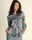 Camicia in twill a fantasia