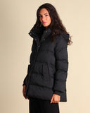 Piumino con cappuccio