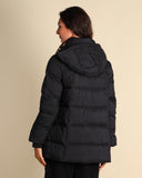 Piumino con cappuccio