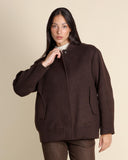 Bomber in misto lana