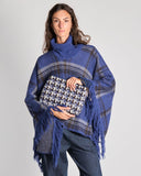 borsa in velluto intrecciato