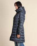 Piumino con cappuccio