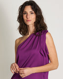 Top in creponne monospalla