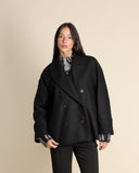 Caban in panno double