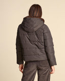 Piumino in taffetà con cappuccio