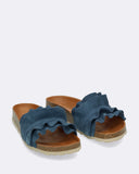 Sandali bassi con ruches