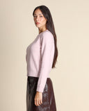 Maglia con micro paillettes