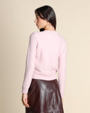 Maglia con micro paillettes