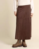 Gonna effetto camoscio