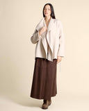 Gonna effetto camoscio