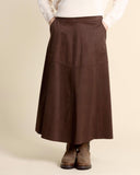 Gonna effetto camoscio