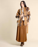 Gonna effetto camoscio