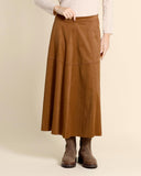 Gonna effetto camoscio