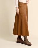 Gonna effetto camoscio