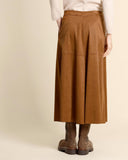 Gonna effetto camoscio