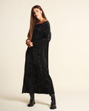 Abito in jeresy di velluto