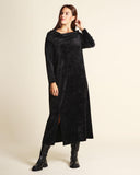 Abito in jeresy di velluto