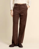 Pantaloni effeto camoscio