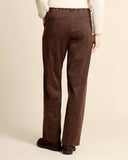 Pantaloni effeto camoscio