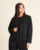 Giacca in eco suede reversibile