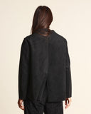 Giacca in eco suede reversibile