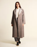 Cappotto lungo in eco suede reversibile