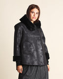 Giaccone in eco montone