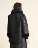 Giaccone in eco montone