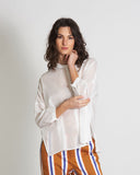 Camicia in voile di cotone