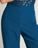 Pantaloni in envers satin