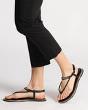 Sandali bassi in pelle