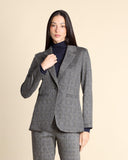 Giacca in jersey Principe di Galles