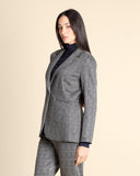 Giacca in jersey Principe di Galles