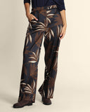 Pantaloni ampi in twill