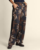 Pantaloni ampi in twill