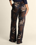 Pantaloni ampi in twill