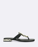 Sandali bassi in pelle