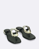 Sandali bassi in pelle