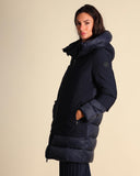 Piumino con cappuccio