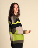 Maglia in misto alpaca stretch