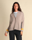 Cardigan in lana e cashmere