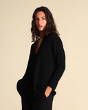 Cardigan in lana e cashmere