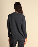 Maglia ad intarsio in lana e cashmere