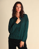 Cardigan in lana merinos