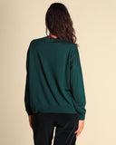 Cardigan in lana merinos