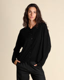 Cardigan in lana merinos