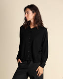 Cardigan in lana merinos